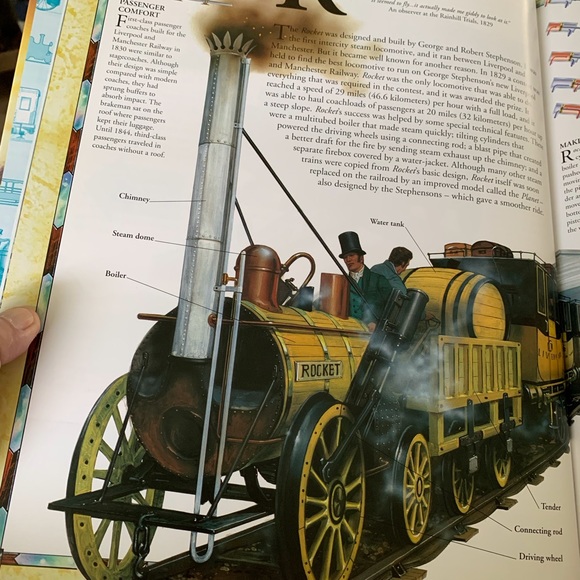 Trains A Stunning Visual History of Railroads large format hardcover - Picture 4 of 7